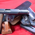 SOLD, NAZI ISSUE ASTRA 300 PISTOL, WAFFENAMTED .380, FULL RIG! MAY,1943 DELIVERY, MINT SHARP!