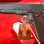 SOLD, VERY CHOICE, US WWII COLT 1911A1 ARMY PISTOL, JUNE 1943 SHIPMENT, MATCHING SLIDE, 100% CORRECT, STUNNING MINT CRISP!