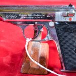 Sold EXTREMELY RARE & IMPORTANT 1938 WALTHER PP PISTOL, WITH VERY RARE FEATURES, FACTORY NICKEL & DURAL FRAME, EXTREMELY RARE VARIANT!