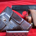 SOLD, EARLY 1941 PRODUCTION GERMAN ARMY MAUSER HSc PISTOL, EAGLE /135 PROOFED, HIGH-GRADE FINISH, RARE TRANSITIONAL VARIANT, MINT CRISP FULL RIG!