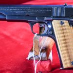 SOLD IMPORTANT BRITISH WWII BALLESTER MOLINA .45 AUTO PISTOL, USED BY THE 8TH ARMY IN N. AFRICA & SOE AGENTS IN EUROPE, MINT NEW!