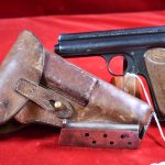 SOLD UNUSUAL & WELL DOCUMENTED 1914 FROMMER STOP PISTOL, COMPLETE FULL RIG, WIEMAR/NAZI KRIMMINAL POLICE BERLIN MARKED, LISTED IN CENTRAL POWERS PISTOLS by STILL