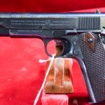 Sold  VERY CHOICE, US WWI COLT MODEL OF 1911 US ARMY SERVICE PISTOL, SHIPPED MAY 24, 1918, LATE BRUSHED BLUE, MINT SHARP!