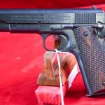 SOLD, EXCEPTIONAL CONDITION, US WWI COLT MODEL 1911 US ARMY PISTOL, OCT 1918 PRODUCTION, “BLACK ARMY” VARIANT, NEARLY IMPOSSIBLE TO FIND THIS INTACT!