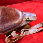 SOLD  JAPANESE TYPE 14, NAMBU HOLSTER WITH HARD TO FIND SHOULDER STRAP, VERY NICE!