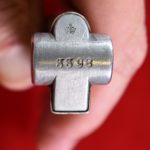 SUN DEC 18, VERY SCARCE ORIGINAL KRIEGHOFF LUGER MAGAZINE, VERY SHARPLY MARKED & VERY NICE!