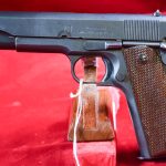 SOLD, VERY CHOICE, US WWII UNION SWITCH & SIGNAL 1911A1 US ARMY SERVICE PISTOL, SEPT,1943 LATE PRODUCTION, MINT SHARP!