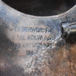 SPRING CLEANING: RARE K DATE LUGER HOLSTER, LEDERWERKE KARL ACKVA A.G., BAD KREUZNACH 1934, VERY NICE!