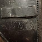 EXTREMELY RARE 1933 DATED GERMAN REICHSBAHN RBD STAMPED P.08 LUGER HOLSTER!