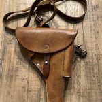 MON OCT 31, SWISS P.210 HOLSTER, 1958 DATED STAMPED E.KNZLER SATTLER MATZINGEN WITH SHOULDER STRAP