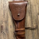 SOLD EXTREMELY NICE U.S. WWI M1912 PRIVATE OFFICER PURCHASE HOLSTER FOR THE 1911 PISTOL