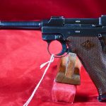 SOLD VERY SCARCE & EXCEPTIONAL, WWII FINNISH ARMY ISSUED, PISTOOLI L-35 LAHTI PISTOL, EARLY SECOND TYPE, WARTIME 1941-42 PRODUCTION, MINT CRISP STUNNING!