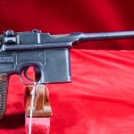 Sold GERMAN WWI MAUSER M1896/16 "RED NINE" BROOMHANDLE PISTOL, VERY FINE EXAMPLE!