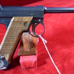 SOLD  EARLY SMALL TRIGGER GUARD JAPANESE TYPE 14 NAMBU PISTOL, NAGOYA NAMBU 12.9 DATE (SEPT, 1937), VERY SHARP & MATCHING MAG!