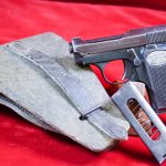 Sold - MON JAN 16, SELDOM SEEN BERETTA MODEL 1920 6.35mm (.25AUTO) VEST POCKET SIZE PISTOL, FULL RIG!