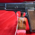 SOLD, VERY CHOICE NAZI OCCUPATION 1941 PRODUCTON “TANGENT SIGHT” FN BROWNING HIGH POWER PISTOL, WaA140 PROOFED, MINT CRISP!