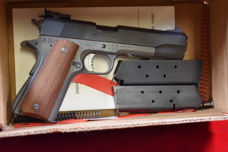 SOLD US ARMY 1968 NATIONAL MATCH COLT 1911A1 PISTOL, WITH ORGINAL CMP ...