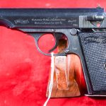 SOLD VERY CHOICE, WALTHER PP PISTOL, LATE 1944 GERMAN ARMY WAFFENAMTED, MILITARY FINISH, MINT CRISP!
