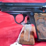 SOLD  SCARCE WALTHER PPK PISTOL, NAZI POLICE “EAGLE/C” MARKED, 1941 PRODUCTION WITH COMMERCIAL FINISH, VERY SHARP!