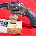 SOLD WEBELY'S 1883 METROPOLITAN POLICE REVOLVER, .450CF CALIBER, ACTUAL LONDON METROPLITAN POLICE, SCOTLAND YARD DETECTIVES REVOVLER, WITH AMMO, LITERALLY IN SERVICE AT THE TIME OF JACK THE RIPPER! PRE98 ANTIQUE!