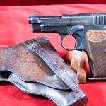 SOLD VERY SCARCE, WWI ITALIAN ARMY ISSUED, BERETTA 7.65/.32auto, MODEL 1915 PISTOL, WITH VERY RARE HOLSTER! VERY SHARP!