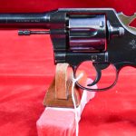 SOLD WED DEC 14, VERY SCARCE & VERY CRISP 1940 CANADIAN NAVY ISSUED COLT NEW SERVICE REVOVLER IN .45 LONG COLT, MINT CRISP WITH COLT LETTER TOO!