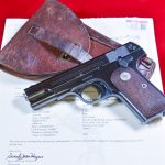 SOLD FANTASTIC, ULTRA RARE 1940 DUTCH EAST INDIES CONTRACT 1903 COLT PISTOL & ULTRA RARE DUTCH EAST INDIES MADE HOLSTER, JAPANESE CAPTURED & NAMED TO Lt TOMITA, WOW!