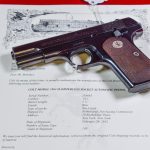 SOLD VERY SCARCE 1942 DUTCH EAST INDIES CONTRACT 1903 COLT PISTOL, WITH COLT LETTER!