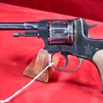 SOLD OUTSTANDING SOVIET TULA MADE 1941 M1895 NAGANT REVOLVER, MATCHING AND MINT CRISP!