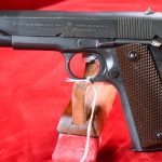 SOLD VERY CHOICE, US WWII COLT 1911A1 US ARMY SERVICE PISTOL, OCT, 1943 PRODUCTION, 100% ORIGINAL & MATCHING, MINT CRISP!