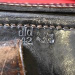 SOLD GERMAN WWII dla 42 coded (Karl Barth) BLACK HARDSHELL P.38 HOLSTER, VERY NICE!