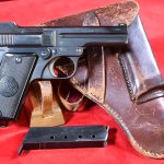 SOLD ULTRA RARE, STEYR M1908/34 PISTOL, 1940 NAZI “EAGLE N” MARKED, FULL RIG! NEVER FIND ANOTHER!