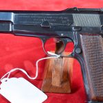 SOLD VERY CHOICE NAZI OCCUPATION 1941 PRODUCTON “TANGENT SIGHT” FN BROWNING HIGH POWER PISTOL, WaA140 PROOFED, MINT SHARP!
