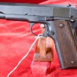 SOLD US WWII ITHACA 1911A1, JANUARY,1945 SHIPMENT TO ROCK ISLAND ARSENAL, MINT CRISP!
