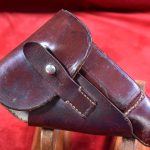 SOLD BEAUTIFUL DARK TAN AKAH ANUSHATT HOLSTER FOR THE WALTHER PPK