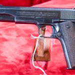 SOLD THU FEB 2, COLT 1911A1 US ARMY SERVICE PISTOL, EARLY BLUED FINISH,RS CARTOUCHED,SHIPPED 4-30-1941, VERY SHARP!