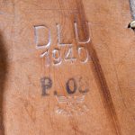 SOLD MINT SCREAMER CONDITION! 1940 DATED, DLU 1940 (EWALD LUNESCHLOSS, SOLIGEN) TAN TROPICAL AFRIKA CORPS/ LUFTWAFFE HARDSHELL LUGER HOLSTER, VERY RARE!