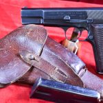 SOLD  NAZI FN/BROWNING HIGH POWER, MINT CONDITION FULL RIG, BATTLE OF THE BULGE VET BRINGBACK, LT Wm E TYLER, HQ CO, 318th INFANTRY REGIMENT, PATTONS 3rd ARMY