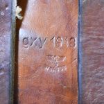 SOLD VERY,VERY RARE BROWN SOFT SHELL P.38 HOLSTER,  gxy 1943 CODED (Gebr,Klinge Dresden), VERY NICE!