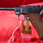 SOLD VERY CHOICE, ULTRA RARE MAUSER G DATE (1935) NAZI POLICE LUGER, VERY RARE VARIANT, ONLY 600 PRODUCED, WITH MATCHNG MAG! VERY CRISP!