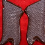 SPRING CLEANING: MINT PAIR OF REDDISH BROWN KRIEGHOFF LUGER GRIPS