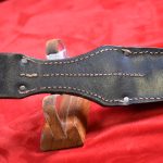 SOLD GERMAN WWII 1940 DATED KRIEGSMARINE EAGLE/M MARKED BAYONET FROG, NICE!