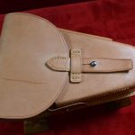 SOLD VERY HIGH GRADE 1990'S MADE POLISH EAGLE ViZ35 RADOM PISTOL HOLSTER, MADE EXACTLY TO ORIGINAL SPECIFICATIONS, MINT!