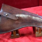 SOLD SPRING CLEANING: BRITISH WWII .455 WEBLEY REVOLVER, ENLISTED MANS HOLSTER & ROD, 1940 DATED, MINT!