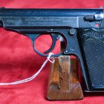 SOLD  WALTHER PPK PISTOL, WaA359 WAFFENAMTED, 1942 MILITARY FINISH, BLACK GRIPS, VERY CRISP & VERY SCARCE!