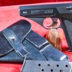 WED APR 19, EXCEPTIONAL MAUSER HSc PISTOL,1944 3 LINE VARIANT, MILITARY FINISH WAFFENAMTED, VERY RARE jhg 44 HOLSTER, MINT FULL RIG!