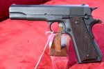 THU JAN 15, EXCEPTIONAL, US WWII COLT 1911A1 US ARMY SERVICE PISTOL, MARCH 1943 PRODUCTION, MATCHING SLIDE, 100% CORRECT & STUNNING!