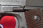 THU JAN 15, EXCEPTIONAL, US WWII COLT 1911A1 US ARMY SERVICE PISTOL, MARCH 1943 PRODUCTION, MATCHING SLIDE, 100% CORRECT & STUNNING! - Image 5