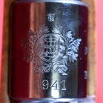 SOLD MAGNIFICENT, MINT NEW IN GREASE,1941 PORTUGUESE CONTRACT MAUSER K98k RIFLE, NEW UNFIRED WITH MATCHING NUMBER BAYONET & BEAUTIFUL TIGER STIPED STOCK, STUNNING!