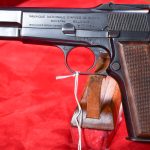SOLD VERY CHOICE, FN BROWNING MODEL 1935 GP / HIGH POWER PISTOL,1938 BELGIUM ARMY ISSUED TYPE 1 VARIANT, THE ICONIC & LEGENDARY ORIGINAL “HI POWER”, MINT SHARP!